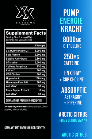 Extreme Pre-Workout – Arctic Citrus (Pre-Order)