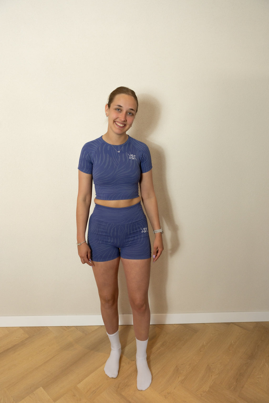 Animal shorts blue