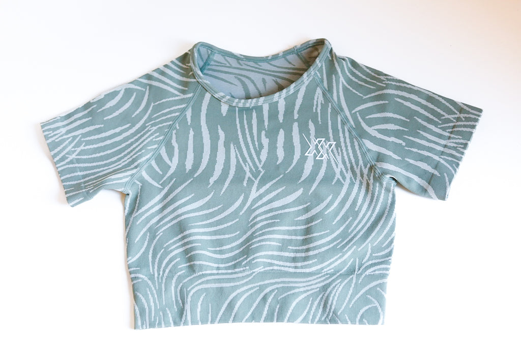 Animal green top