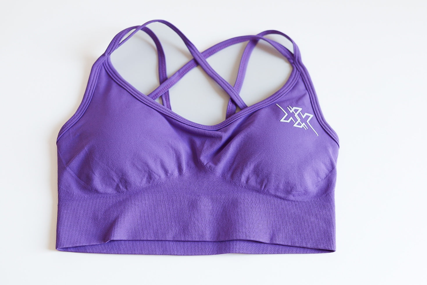 Sports bra purple
