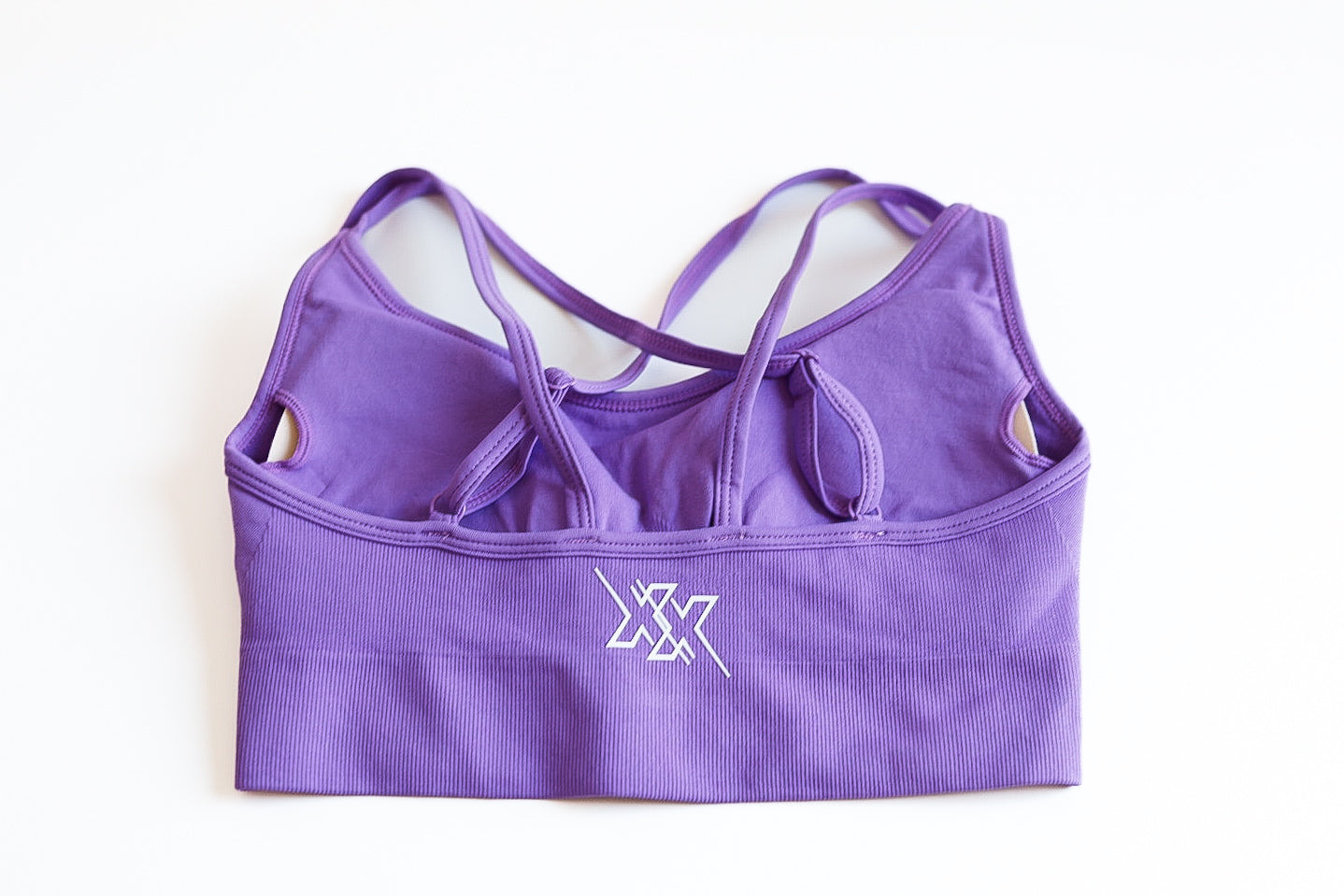 Sports bra purple